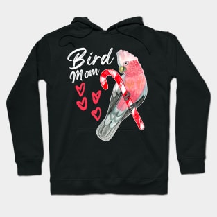 Parrot Bird Mom - Galah Cockatoo Watercolor Hoodie